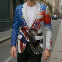 Philippines and United States Semiquincentennial Blazer Eagle and National Flag Style