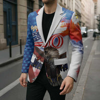 Philippines and United States Semiquincentennial Blazer Eagle and National Flag Style