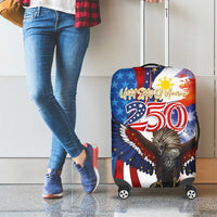 Philippines and United States Semiquincentennial Luggage Cover Eagle and National Flag Style
