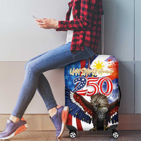 Philippines and United States Semiquincentennial Luggage Cover Eagle and National Flag Style