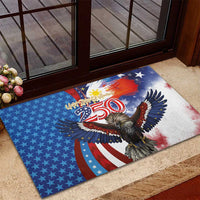 Philippines and United States Semiquincentennial Rubber Doormat Eagle and National Flag Style LT03 - Polynesian Pride