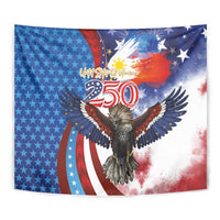 Philippines and United States Semiquincentennial Tapestry Eagle and National Flag Style