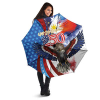Philippines and United States Semiquincentennial Umbrella Eagle and National Flag Style LT03 - Polynesian Pride