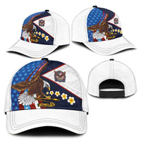 American Samoa and United States Semiquincentennial Classic Cap Bald Eagle with National Flag Style