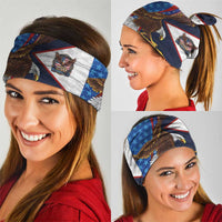 American Samoa and United States Semiquincentennial Neck Gaiter Bald Eagle with National Flag Style LT03 - Polynesian Pride