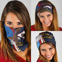 American Samoa and United States Semiquincentennial Neck Gaiter Bald Eagle with National Flag Style LT03 - Polynesian Pride