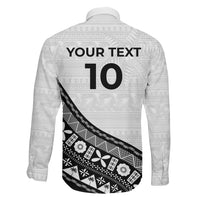 Custom Fijian Rugby Family Matching Tank Maxi Dress and Hawaiian Shirt Tapa Pattern and Palm Tree Tribal LT03 - Polynesian Pride