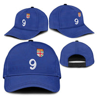Custom Fijian Football Classic Cap Tapa Pattern and Shark Tribal