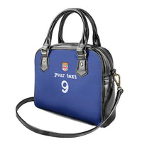 Custom Fijian Football Shoulder Handbag Tapa Pattern and Shark Tribal LT03 - Polynesian Pride