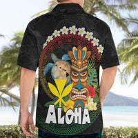 Aloha Hawaii Hawaiian Shirt Kanaka Maoli with Polynesian Spiral Plumeria LT03 - Polynesian Pride