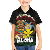 Aloha Hawaii Hawaiian Shirt Kanaka Maoli with Polynesian Spiral Plumeria LT03 - Polynesian Pride