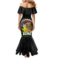 Aloha Hawaii Mermaid Dress Kanaka Maoli with Polynesian Spiral Plumeria LT03 - Polynesian Pride