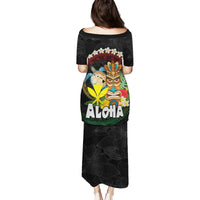 Aloha Hawaii Puletasi Kanaka Maoli with Polynesian Spiral Plumeria LT03 - Polynesian Pride