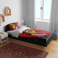 Papua New Guinea Mask Festival Bedding Set Papua Niugini Tribe Mask Melanesian Pattern LT03 - Polynesian Pride