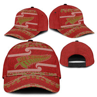 New Zealand Christmas Classic Cap Meri Kirihimete Silver Fern Knit Style Green Color - Polynesian Pride