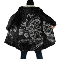 Personalised Niue Darts Masters Cloak Tribal Hiapo Dartboard - Polynesian Pride