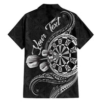 Personalised Niue Darts Masters Hawaiian Shirt Tribal Hiapo Dartboard LT03 - Polynesian Pride