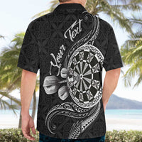 Personalised Niue Darts Masters Hawaiian Shirt Tribal Hiapo Dartboard LT03 - Polynesian Pride