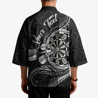 Personalised Niue Darts Masters Kimono Tribal Hiapo Dartboard - Polynesian Pride