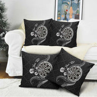 Personalised Niue Darts Masters Pillow Cover Tribal Hiapo Dartboard - Polynesian Pride