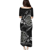 Personalised Niue Darts Masters Puletasi Tribal Hiapo Dartboard - Polynesian Pride