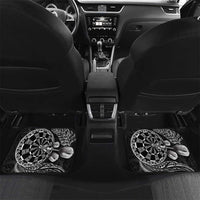 Personalised New Zealand Aotearoa Darts Masters Car Mats Tribal Silver Fern and Ta Moko Dartboard - Polynesian Pride