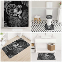 Personalised New Zealand Aotearoa Darts Masters Bathroom Set Silver Fern and Maori Spirit - Polynesian Pride
