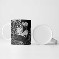Personalised New Zealand Aotearoa Darts Masters Ceramic Mug Silver Fern and Maori Spirit - Polynesian Pride