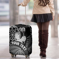 Personalised New Zealand Aotearoa Darts Masters Luggage Cover Silver Fern and Maori Spirit - Polynesian Pride
