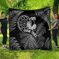 Personalised New Zealand Aotearoa Darts Masters Quilt Silver Fern and Maori Spirit - Polynesian Pride