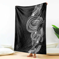 Traditional Polynesian Art Tattoos Blanket Black Color - Polynesian Pride