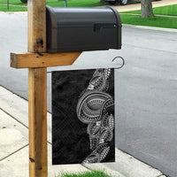 Traditional Polynesian Art Tattoos Garden Flag Black Color - Polynesian Pride