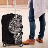 Traditional Polynesian Art Tattoos Luggage Cover Black Color - Polynesian Pride