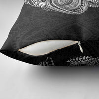 Traditional Polynesian Art Tattoos Pillow Cover Black Color - Polynesian Pride