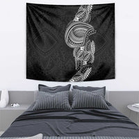 Traditional Polynesian Art Tattoos Tapestry Black Color - Polynesian Pride
