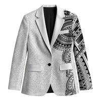 Traditional Polynesian Art Tattoos Blazer White Color - Polynesian Pride
