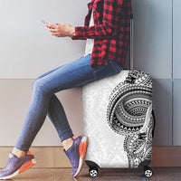 Traditional Polynesian Art Tattoos Luggage Cover White Color - Polynesian Pride