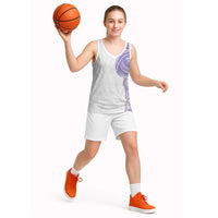 Traditional Polynesian Art Tattoos Basketball Jersey Purple Color - Polynesian Pride