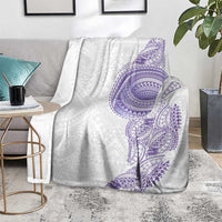 Traditional Polynesian Art Tattoos Blanket Purple Color - Polynesian Pride
