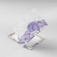Traditional Polynesian Art Tattoos Canvas Wall Art Purple Color - Polynesian Pride