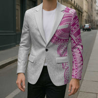 Traditional Polynesian Art Tattoos Blazer Pink Color - Polynesian Pride