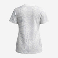 Lotu Tamaiti Scrub Top Traditional Samoan Art Tattoos - Polynesian Pride