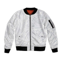Lotu Tamaiti Sleeve Zip Bomber Jacket Traditional Samoan Art Tattoos - Polynesian Pride