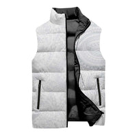 Lotu Tamaiti Sleeveless Puffer Jacket Traditional Samoan Art Tattoos LT03 - Polynesian Pride