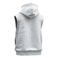 Lotu Tamaiti Sleeveless Zip Hoodie Traditional Samoan Art Tattoos - Polynesian Pride