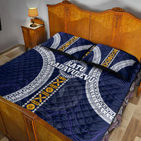 Fiji Ratu Kadavulevu School Quilt Bed Set Tapa and Polynesian Tribal Pattern LT03 - Polynesian Pride