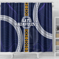 Fiji Ratu Kadavulevu School Shower Curtain Tapa and Polynesian Tribal Pattern LT03 - Polynesian Pride