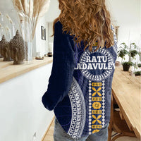 Fiji Ratu Kadavulevu School Women Casual Shirt Tapa and Polynesian Tribal Pattern LT03 - Polynesian Pride