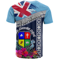 Fiji Lelean Memorial School T Shirt Tapa and Polynesian Tribal Pattern LT03 - Polynesian Pride