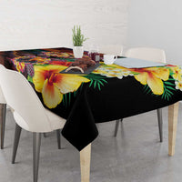 Hawaiian Sea Animals Love Couple Tablecloth Aloha Sunset Symphony
